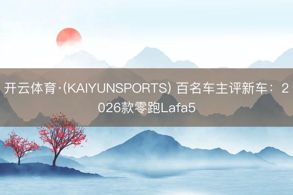 开云体育·(KAIYUNSPORTS) 百名车主评新车:2026